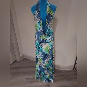 Tropical maxi dress